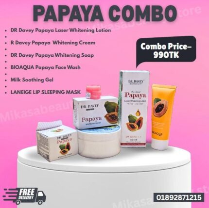 Papaya Glow Combo Pack – 6 pis Skincare Set