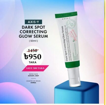 AXIS-Y Dark Spot Correcting Glow Serum – দাগহীন উজ্জ্বল ত্বকের জন্য কোরিয়ান জাদু!